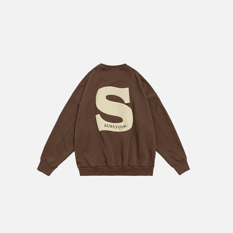 S Foaming Print Sweatshirt