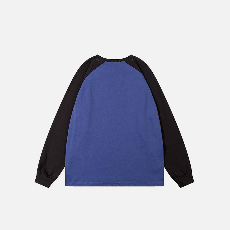 Dog Landscape Letter Print Sweatshirt