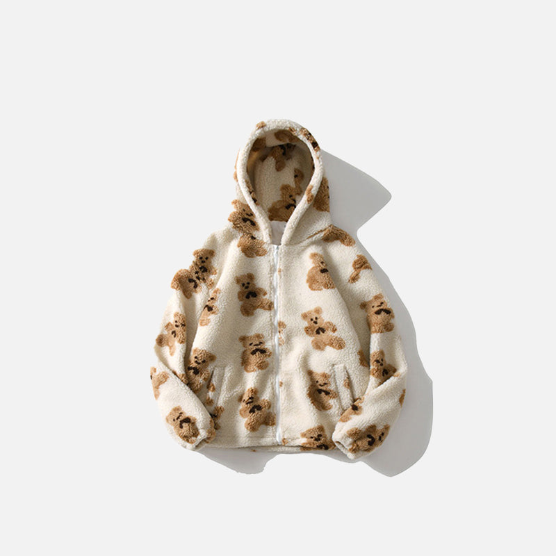 Teddy Bear Fuzzy Hoodie