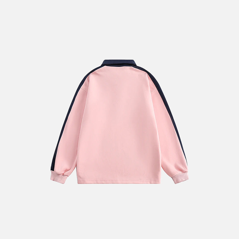 Racing Embroidery Sweatshirt