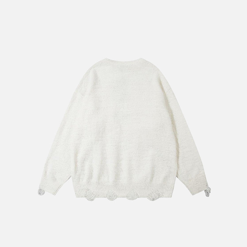 Star Graphic Loose Sweater