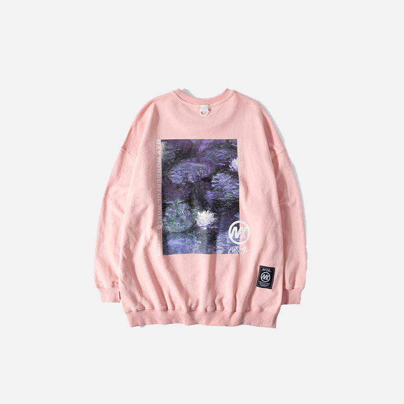 Floral Print Sweatshirt