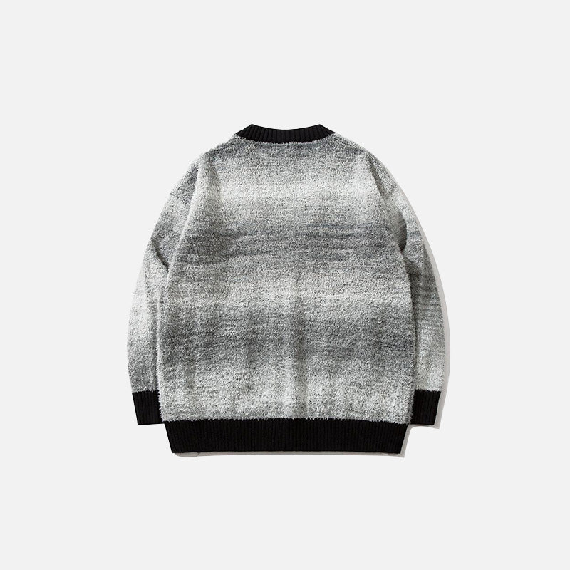 Loose Long Sleeve Knitted Cardigan