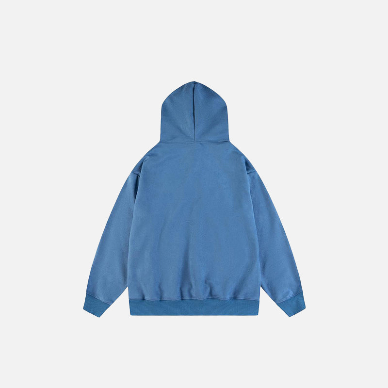 Rose Embroidery Hoodie