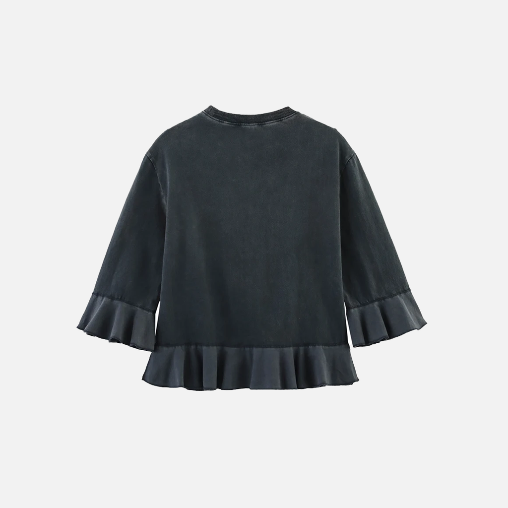 Spring Korean Double Layers Women's Sweatshirt