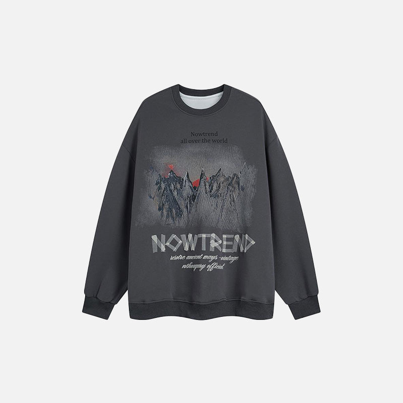 Mountain Graphic Sweatshirt