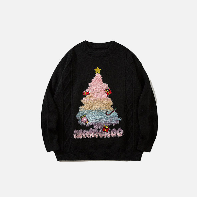 Christmas Tree Knitted Sweater