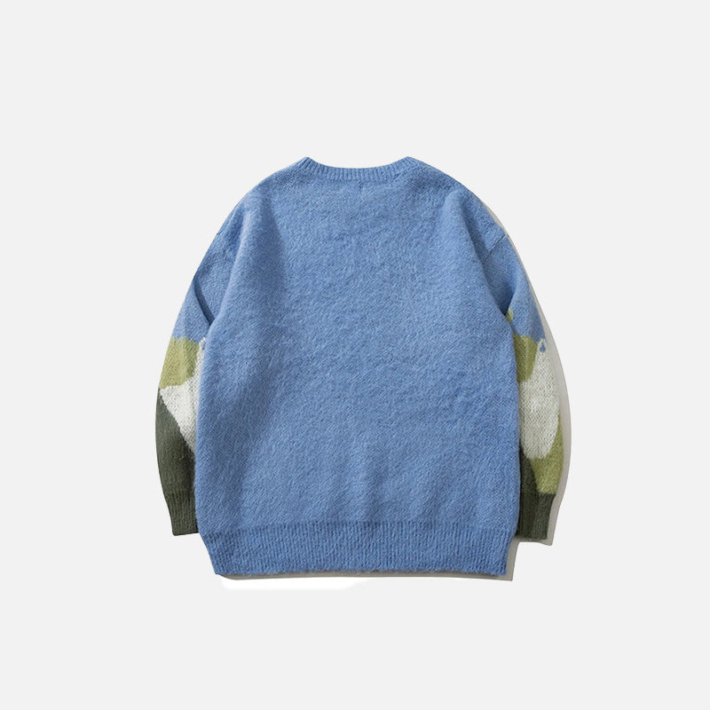 Starry Cats Knitted Sweater