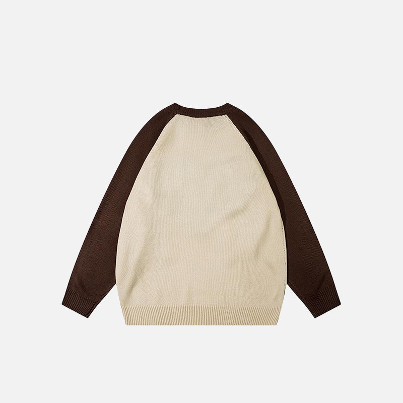 Heart Shaped Knitted Sweater