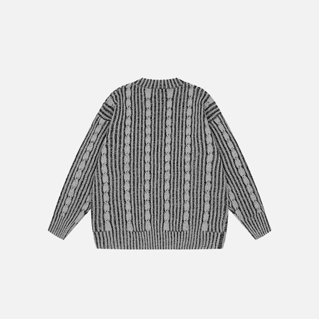 Vintage Stripes Loose Sweater