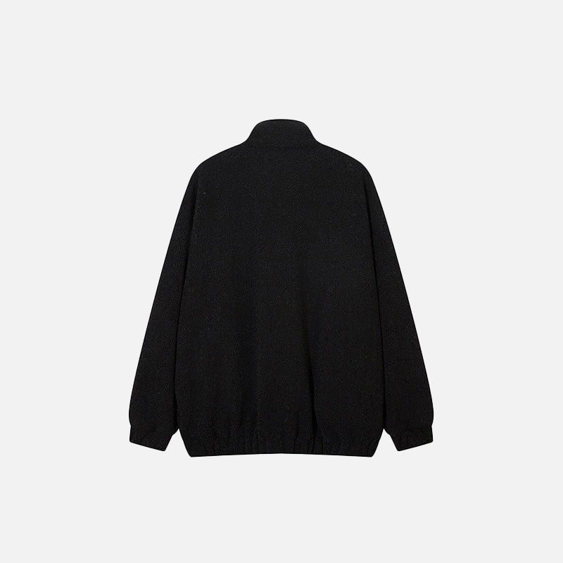 Meteor Star Print Fleece Jacket