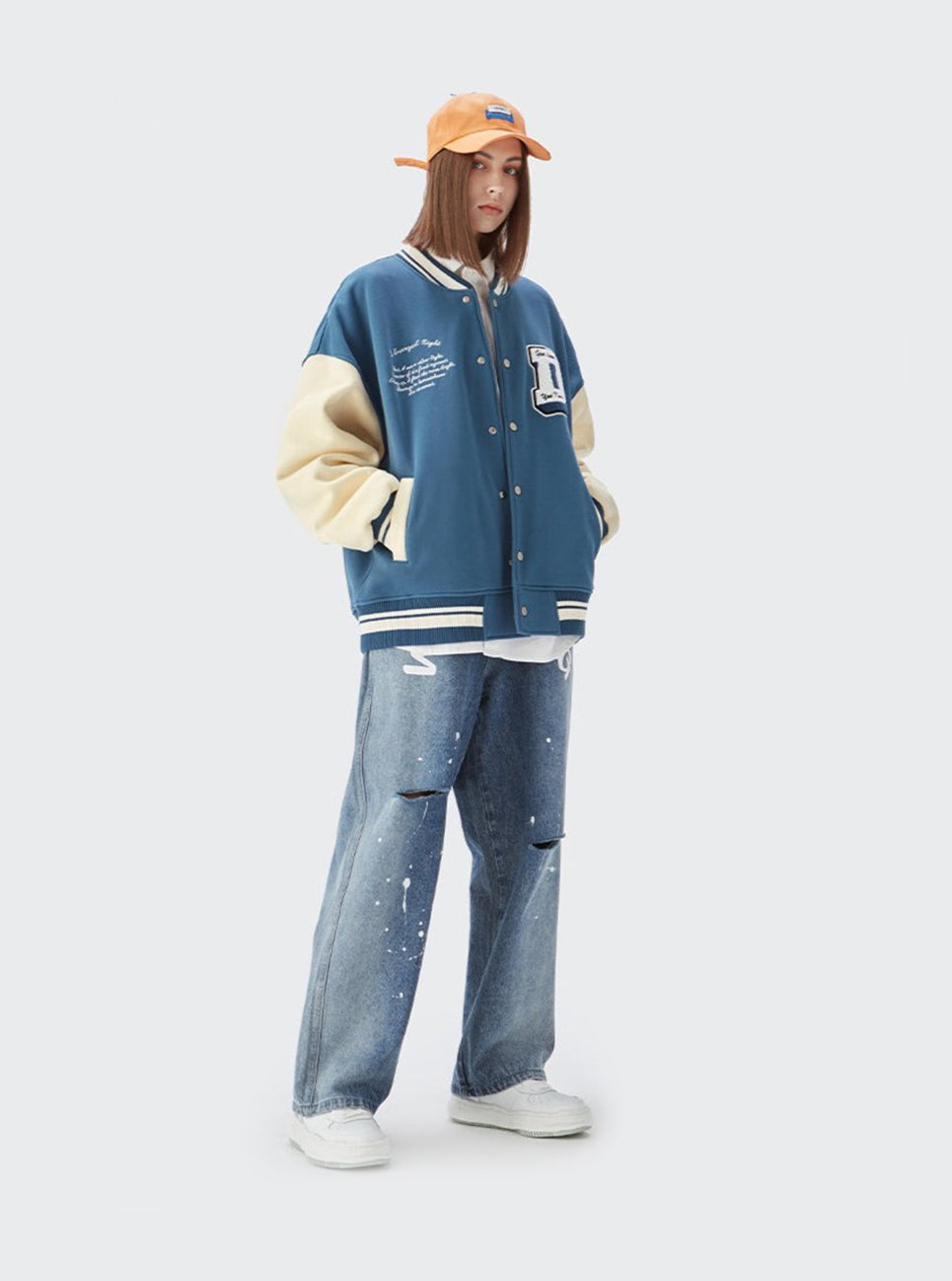 Don't Care Varsity Jacket