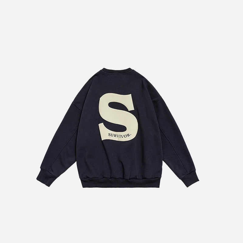 S Foaming Print Sweatshirt