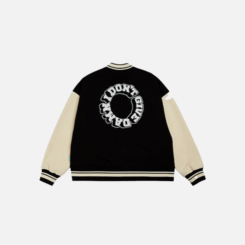 Don't Care Varsity Jacket