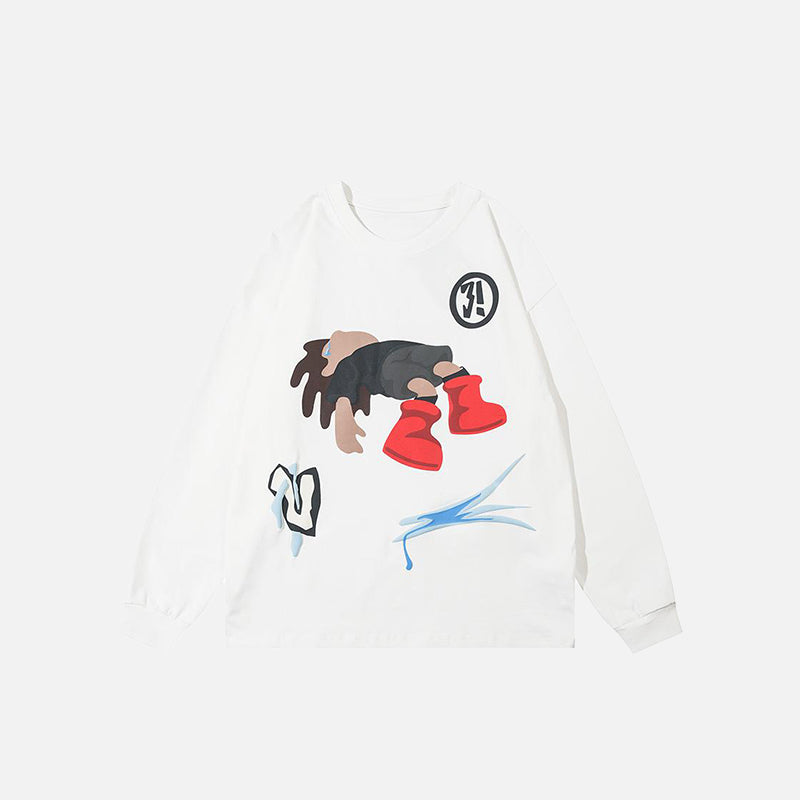 Ascending Graphic Print Sweatshirt