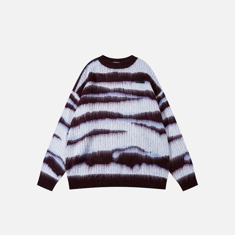 Zebra Lord Striped Sweater