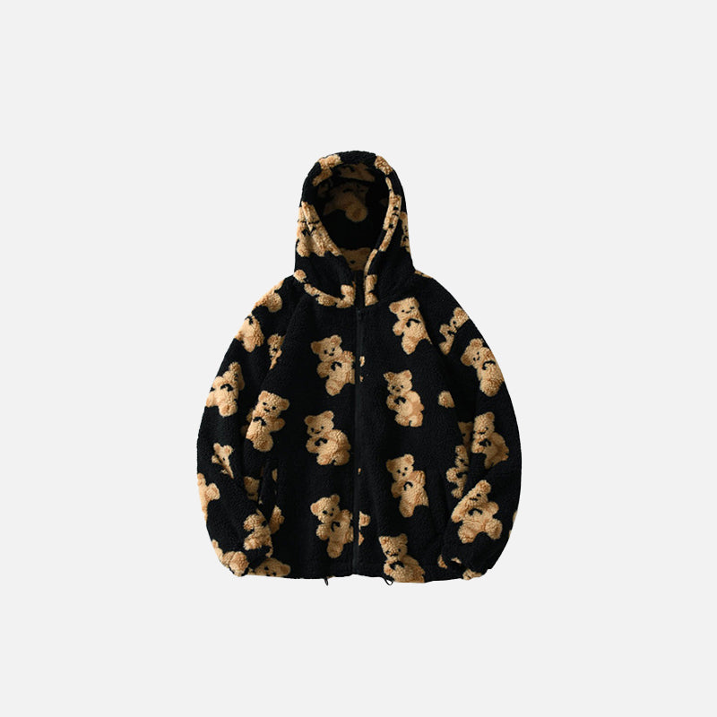 Teddy Bear Fuzzy Hoodie