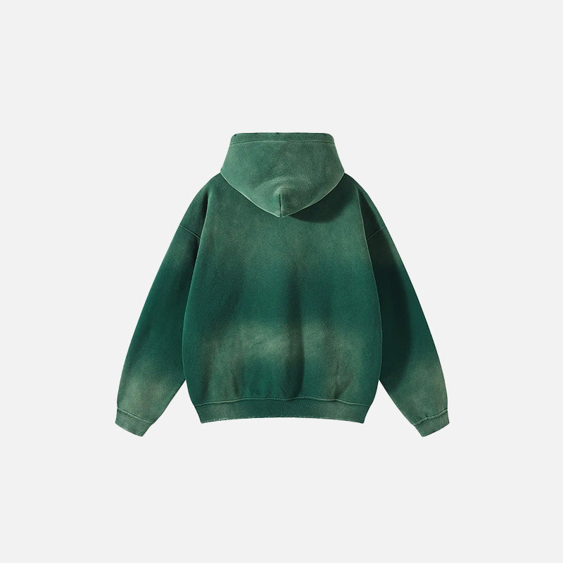 Vintage Washed Gradient Hoodie
