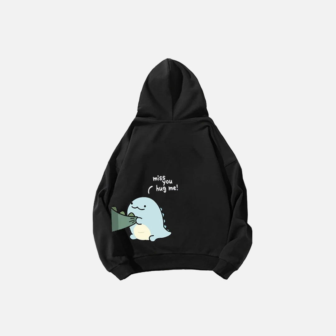 Dinosaur Print Couples Hoodie