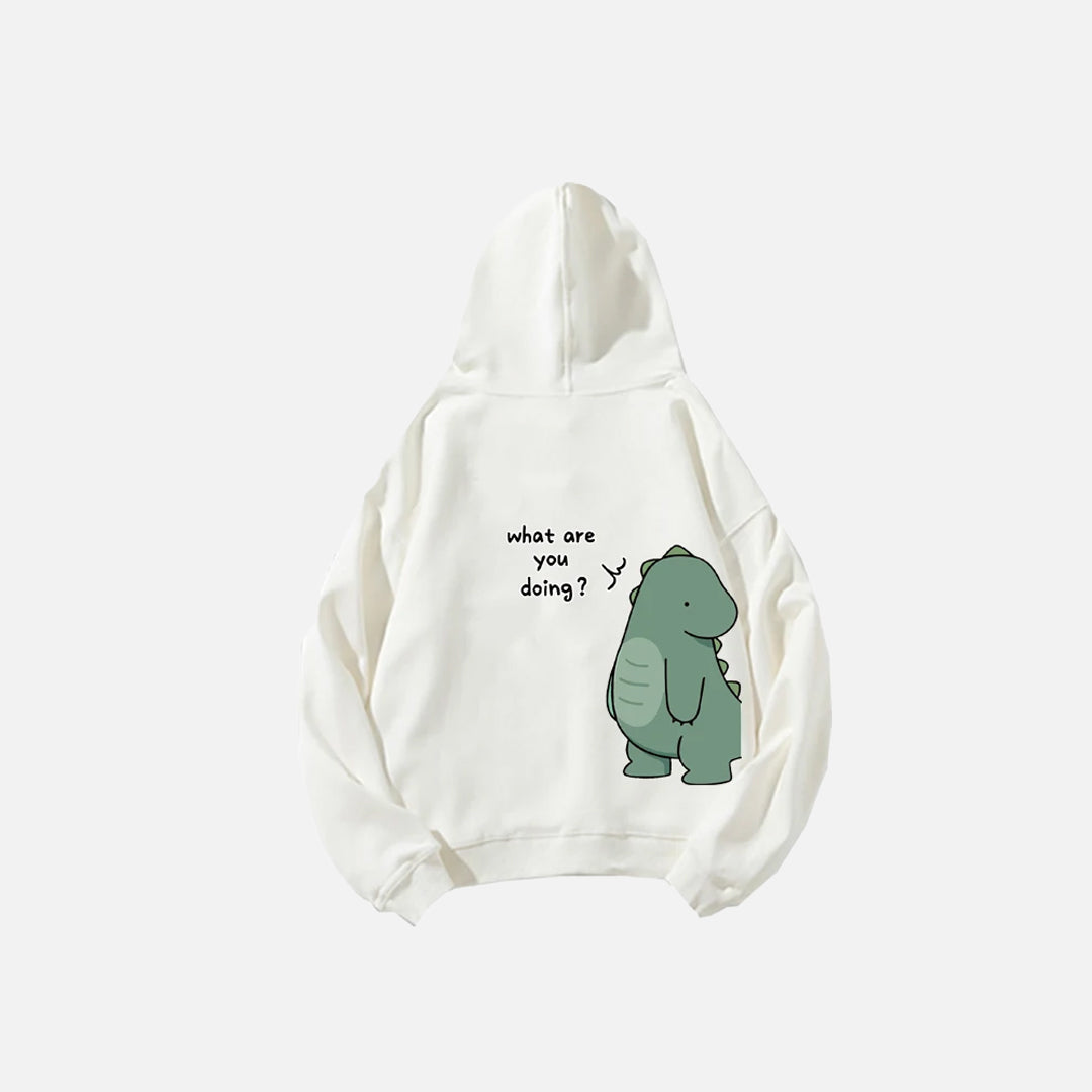 Dinosaur Print Couples Hoodie