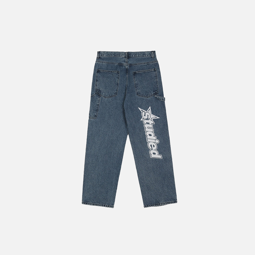 Embroidery Denim Jeans