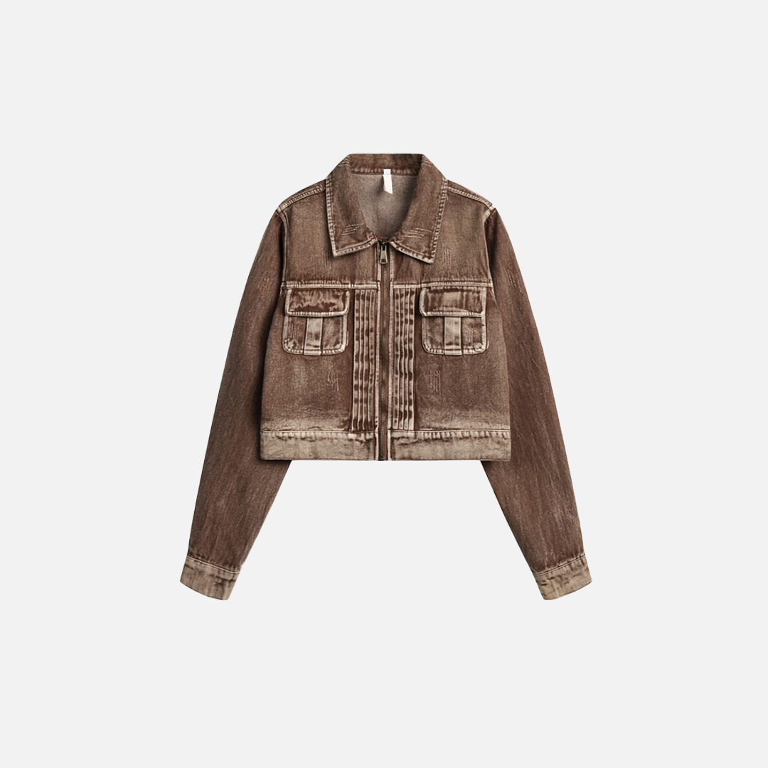 Women’s Vintage Casual Bomber Jacket