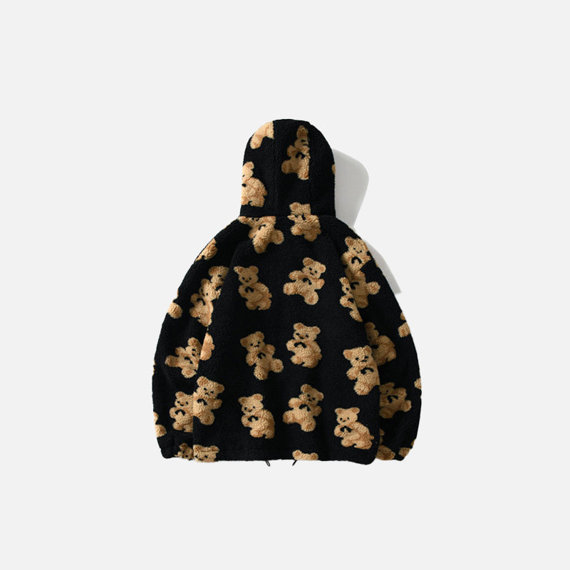 Teddy Bear Fuzzy Hoodie
