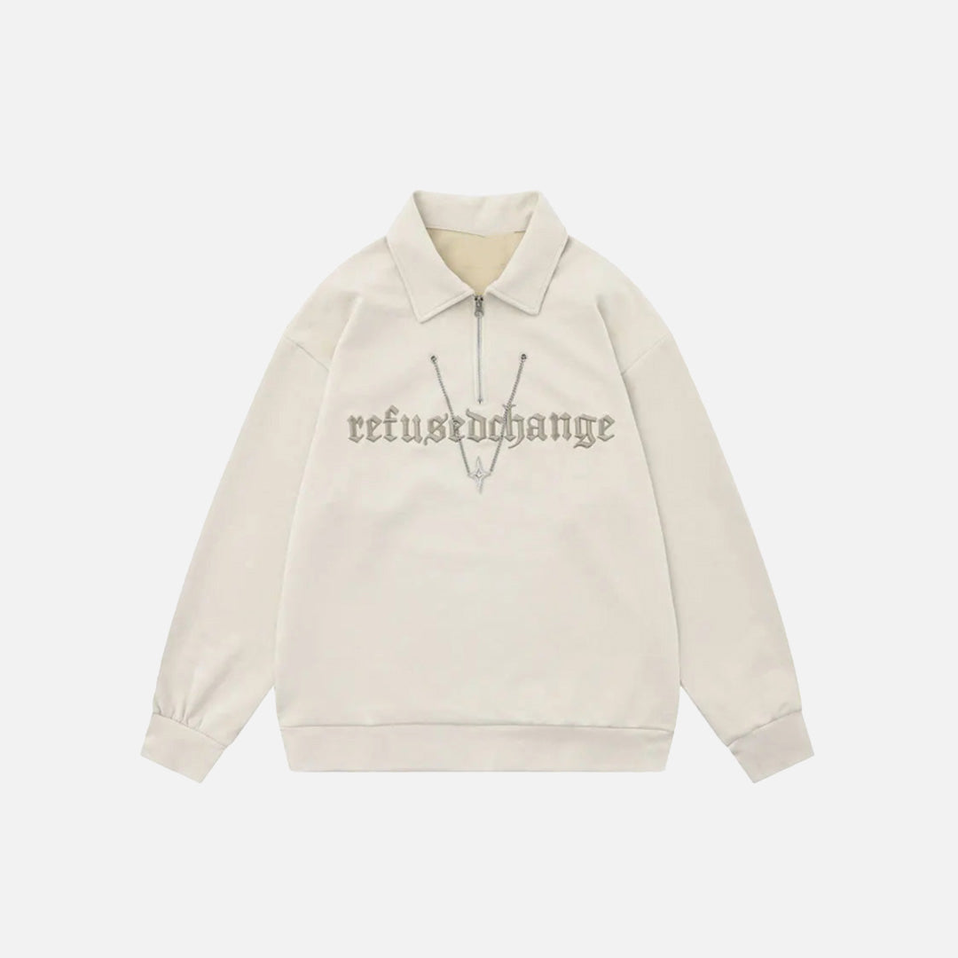 Loose Y2K Letter Sweatshirt
