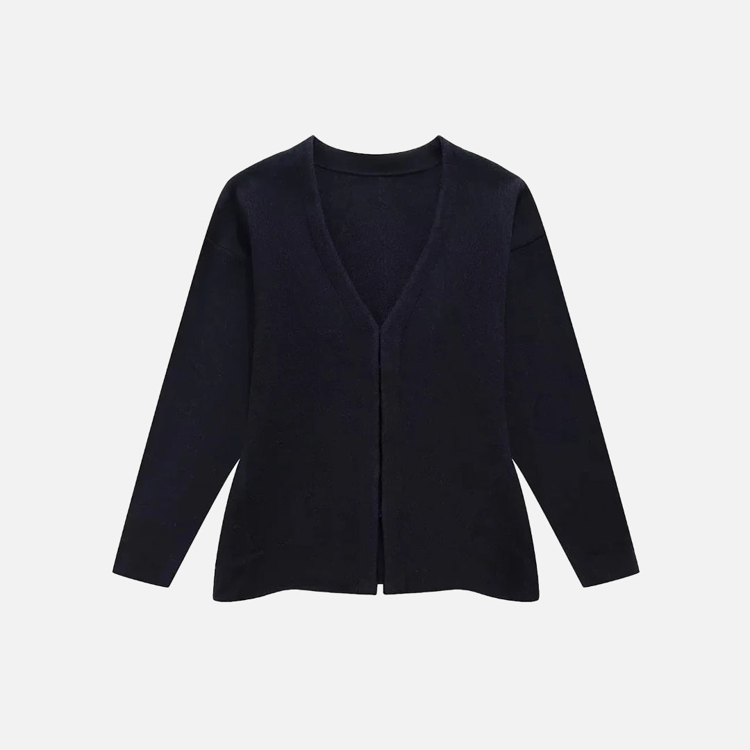 V-neck Vintage Knitted Cardigan