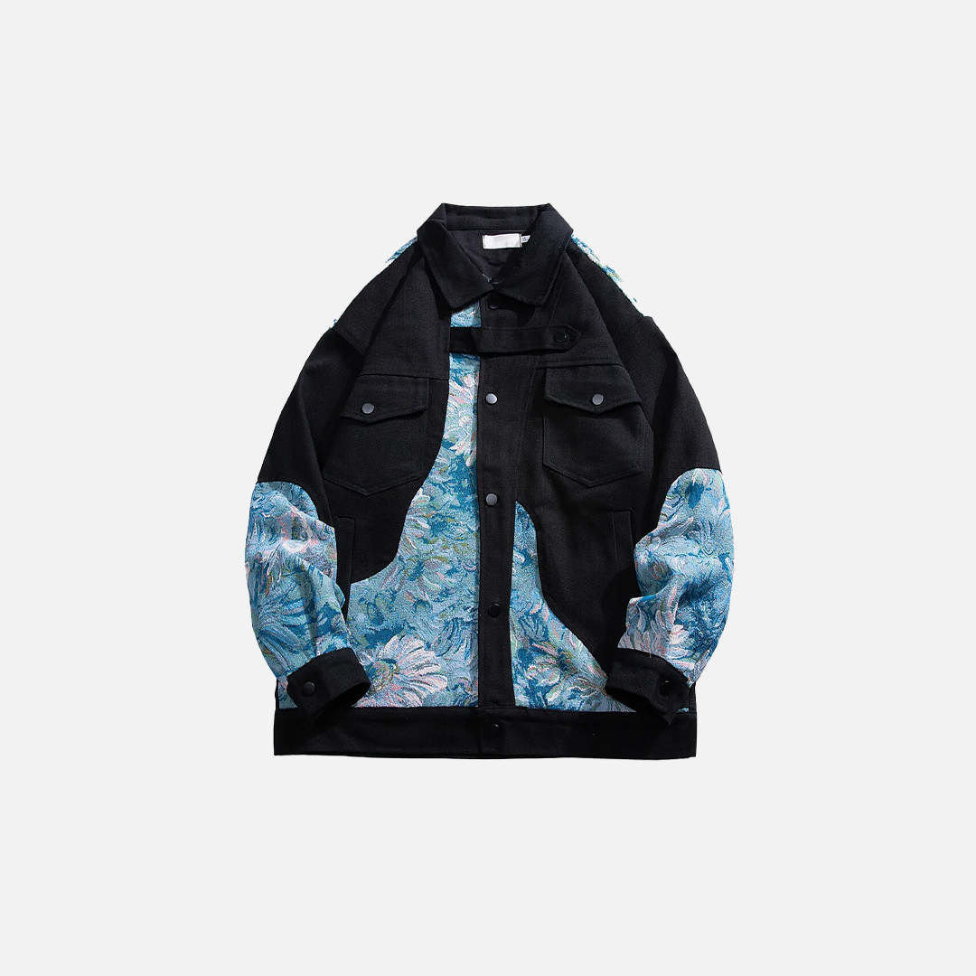 Embroidered Streetwear Bomber Jacket