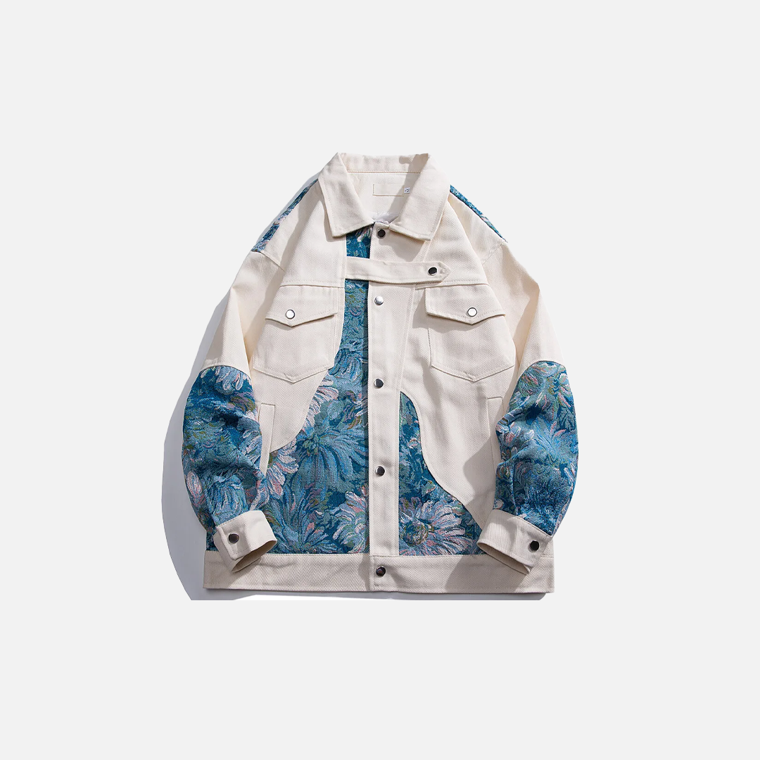 Embroidered Streetwear Bomber Jacket