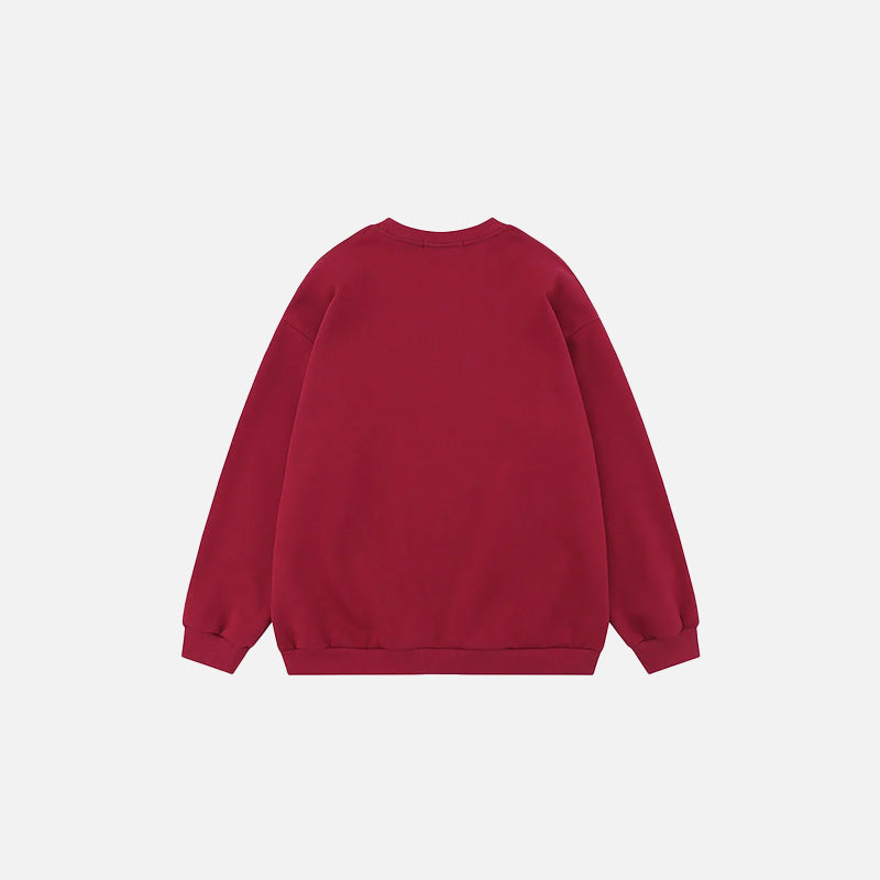 Y2k Star Print Sweatshirt