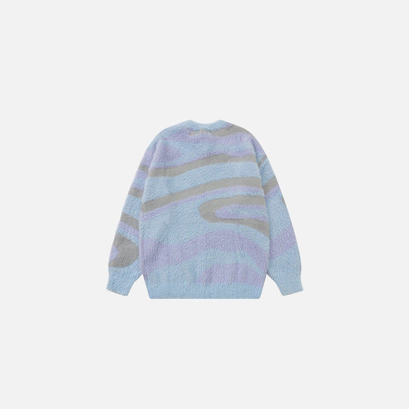 Wave Patterned Sweater
