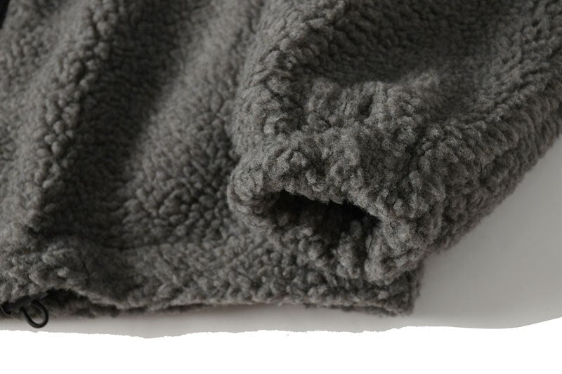 Solid Color Fuzzy Jacket