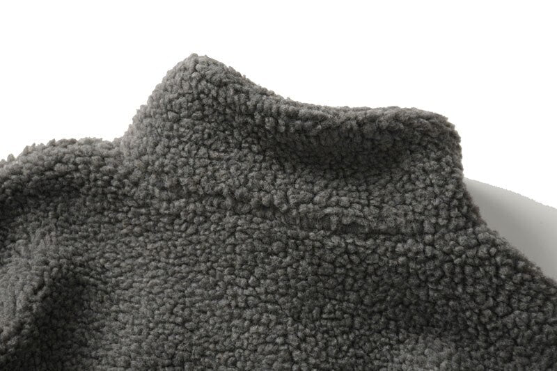 Solid Color Fuzzy Jacket