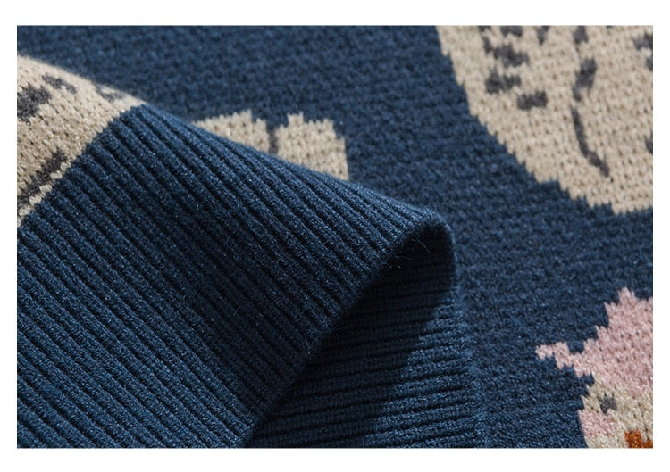 Goose Party Knitted Sweater