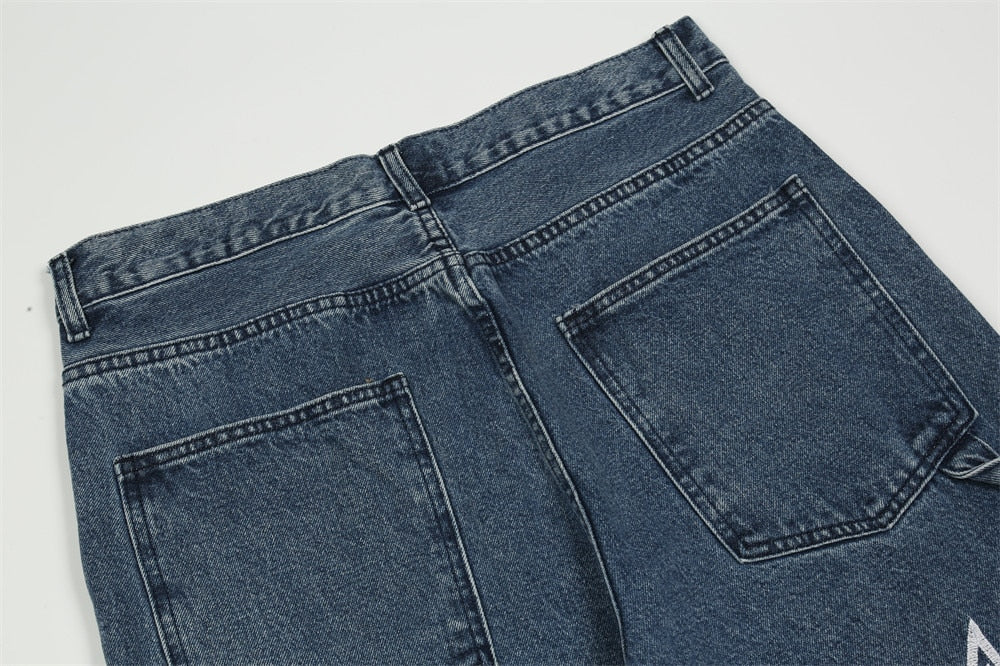 Embroidery Denim Jeans