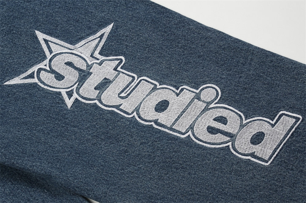 Embroidery Denim Jeans