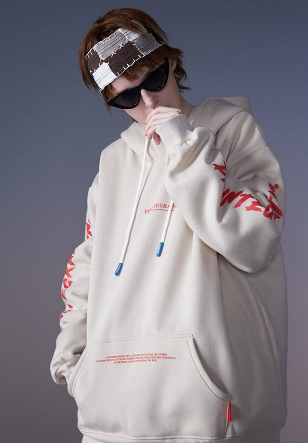 Angel Graphic Print Hoodie