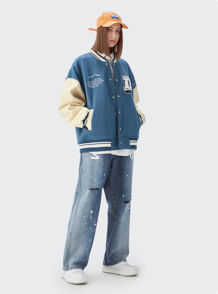 Don't Care Varsity Jacket