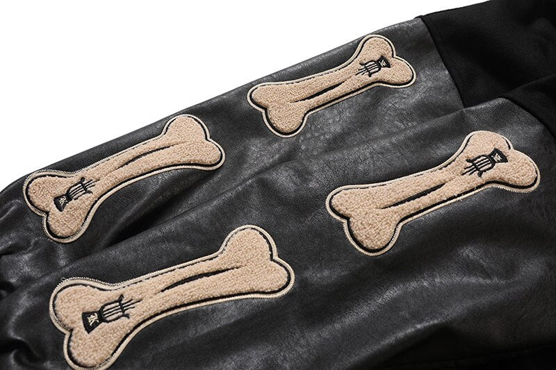 Skeleton Bones Varsity Jacket