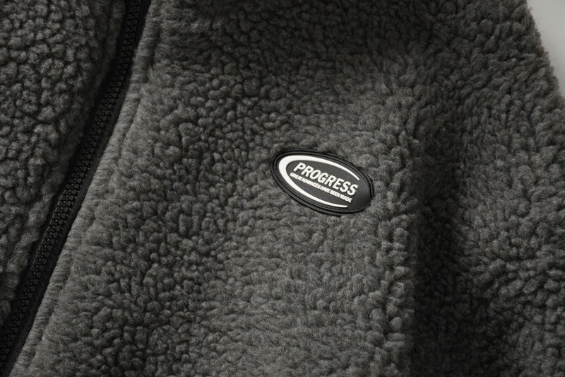 Solid Color Fuzzy Jacket
