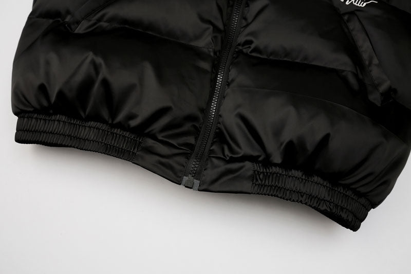 Graffiti Cotton Padded Puffer Jacket