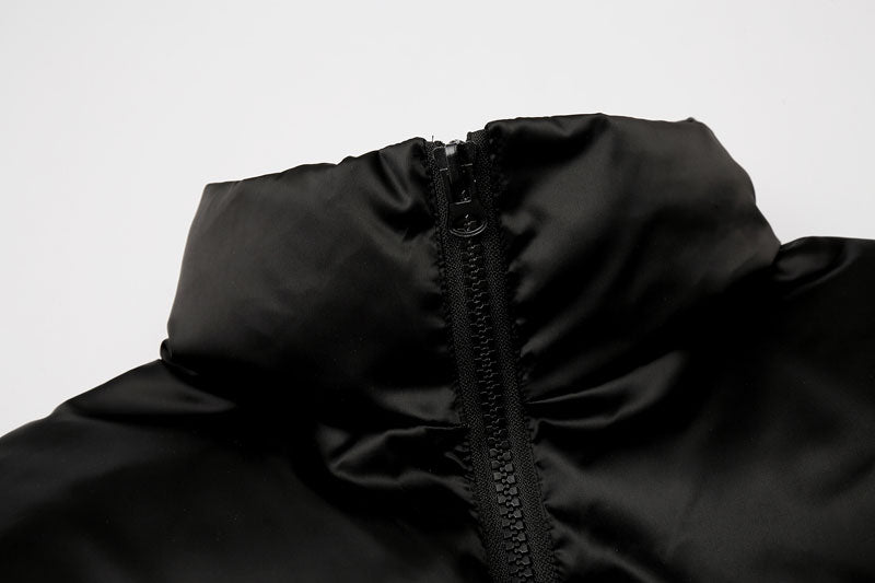 Graffiti Cotton Padded Puffer Jacket