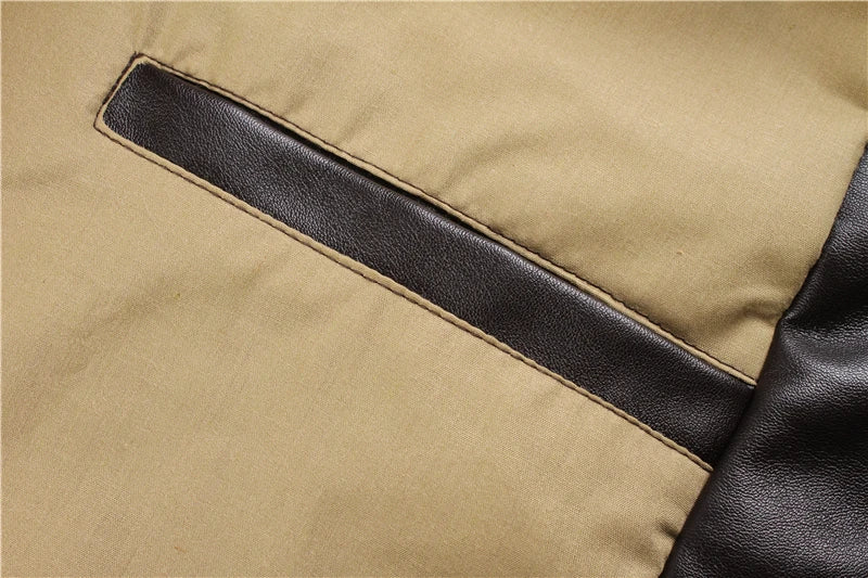 Vintage Removable Fur Leather Jacket