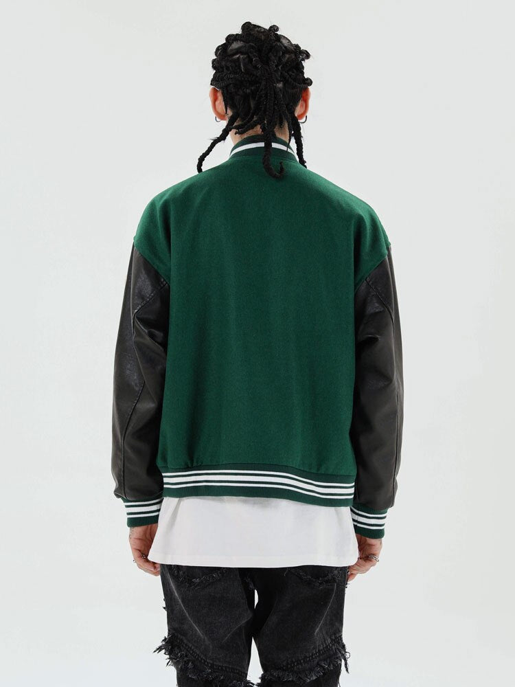 Skeleton Bones Varsity Jacket