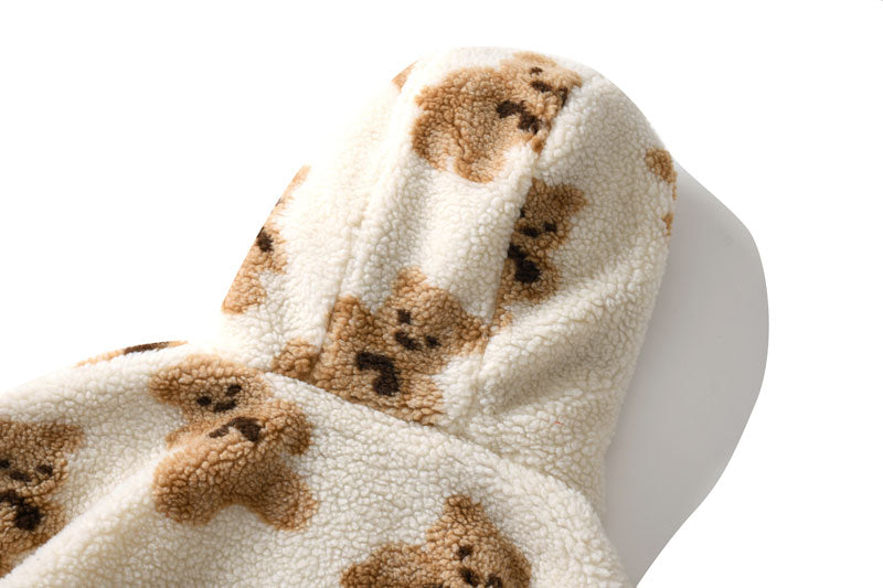 Teddy Bear Fuzzy Hoodie