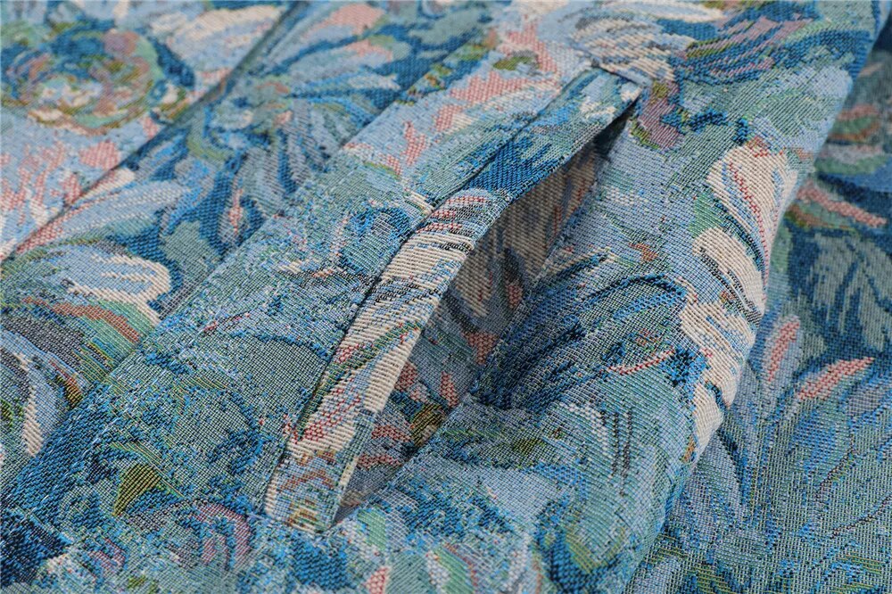 Floral Jacquard Denim Jackets