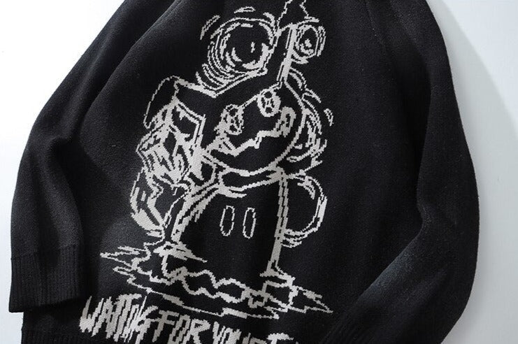 Wanting For Your Text Sweater