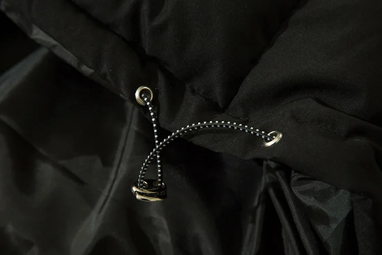 Yin Yang Club Oversized Puffer Jacket